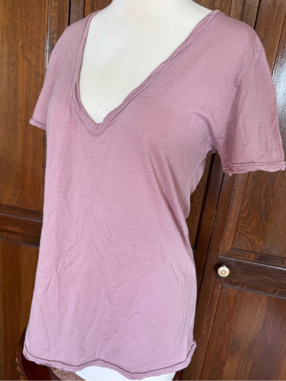 Appalatch 100% Rambouillet Wool Granolachic Minimalist Made in USA Tee Large